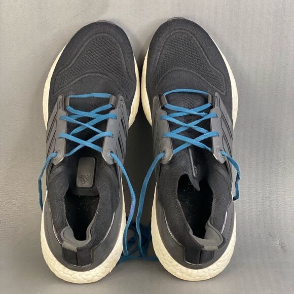 adidas Ultra Boost 22 black Collegiate Navy sneaker shoes Men’s 8.5 - Picture 6 of 8